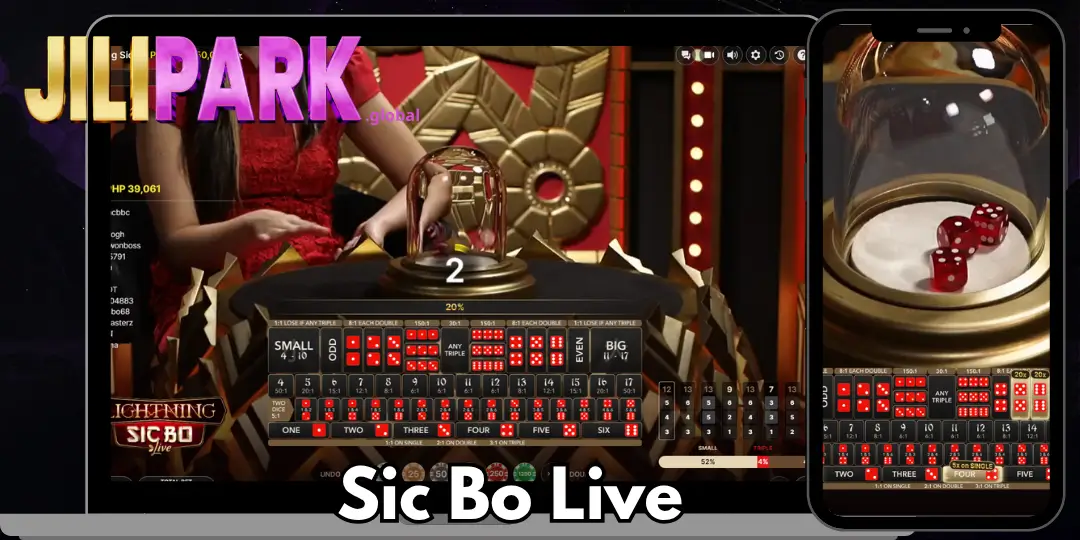 Sic Bo Live Interface